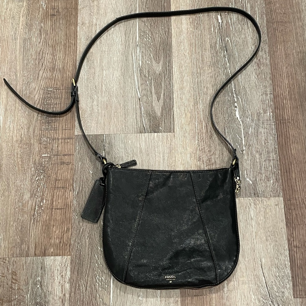 Fossil Leather Crossbody Bag
